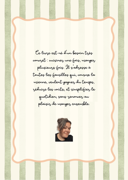 Cuisinez une fois, manger toute la semaine